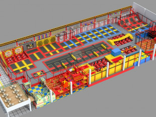 江苏江阴蹦床公园(2000㎡)